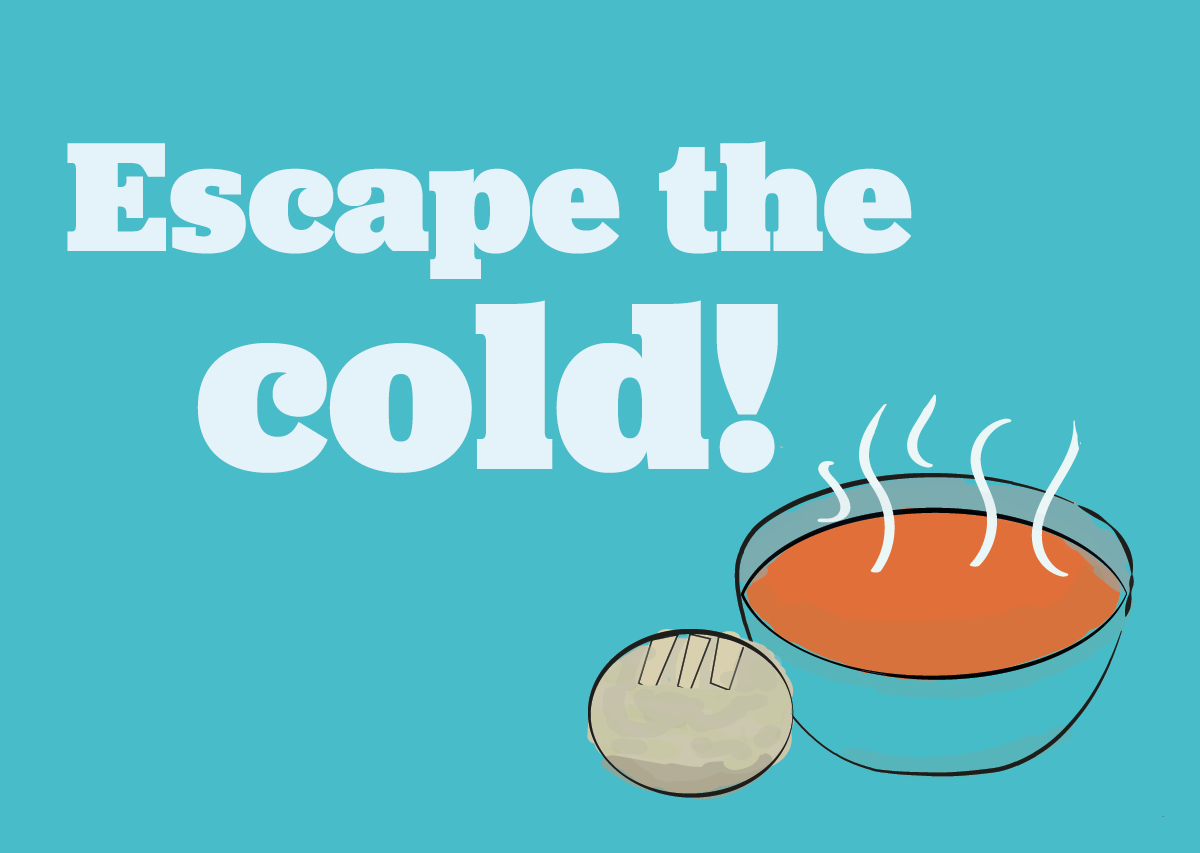 Escape the cold with some warming soup image