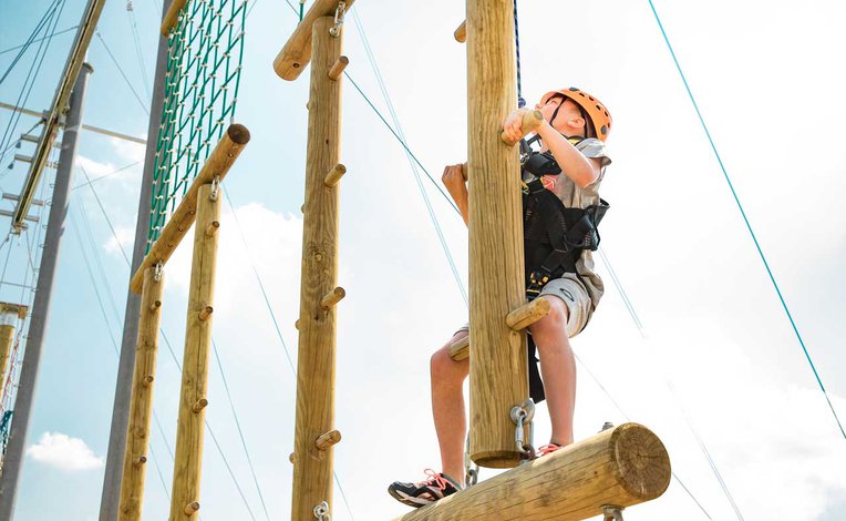 and... a brand new high ropes course! image